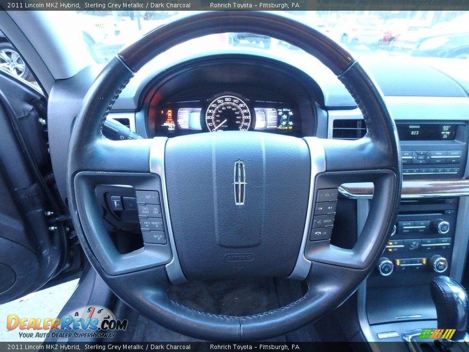 2011 Lincoln MKZ Hybrid Sterling Grey Metallic / Dark Charcoal Photo #22