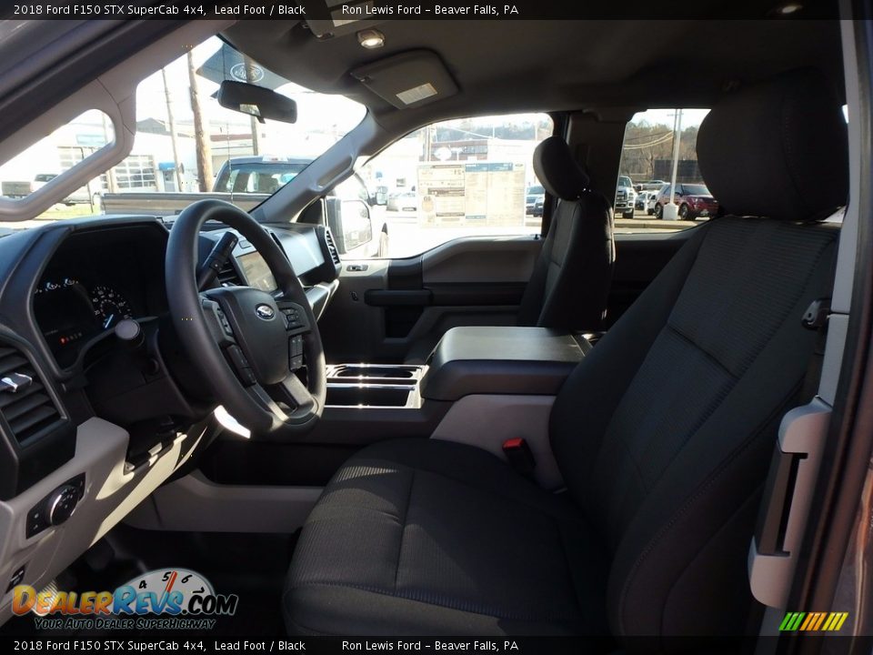 2018 Ford F150 STX SuperCab 4x4 Lead Foot / Black Photo #10
