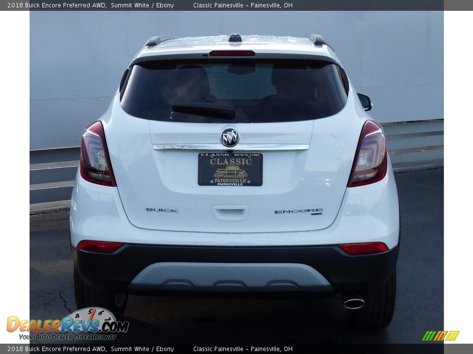 2018 Buick Encore Preferred AWD Summit White / Ebony Photo #3