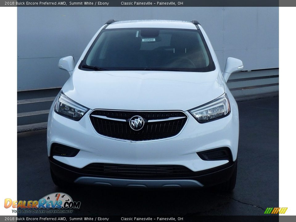 2018 Buick Encore Preferred AWD Summit White / Ebony Photo #4
