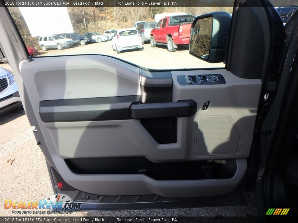 2018 Ford F150 STX SuperCab 4x4 Lead Foot / Black Photo #13