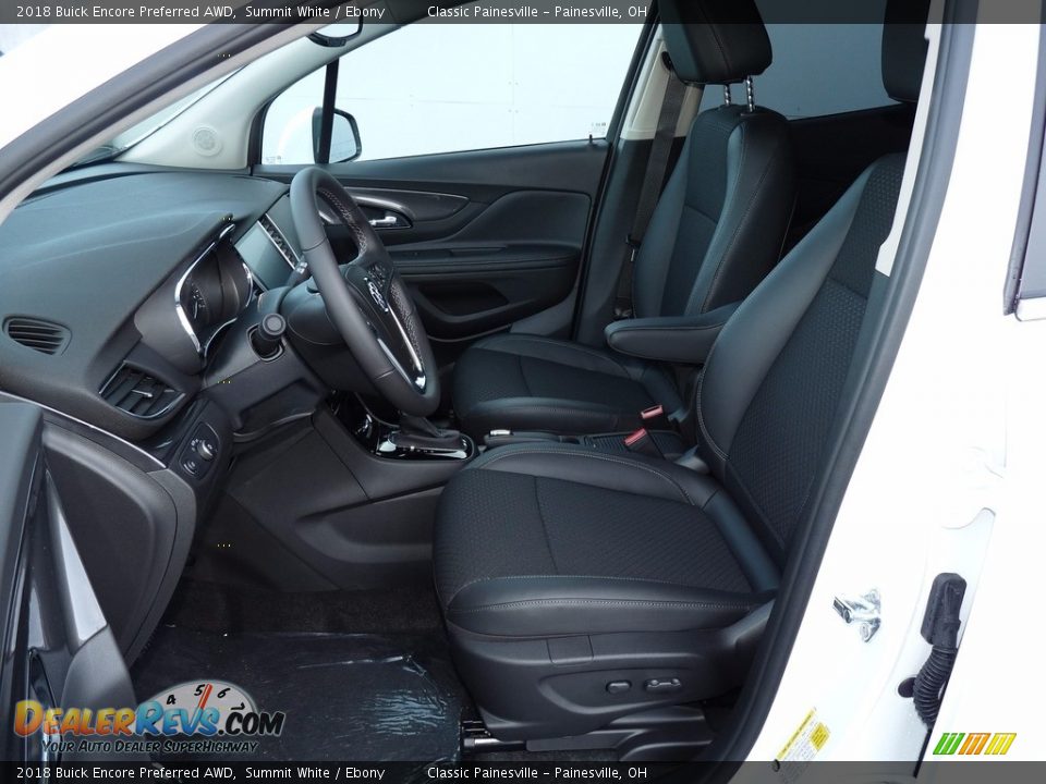 2018 Buick Encore Preferred AWD Summit White / Ebony Photo #6