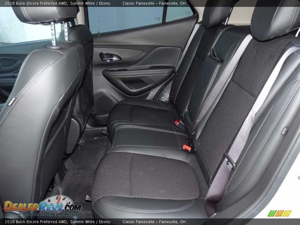 2018 Buick Encore Preferred AWD Summit White / Ebony Photo #7