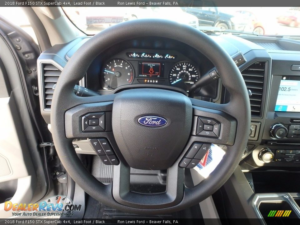 2018 Ford F150 STX SuperCab 4x4 Lead Foot / Black Photo #16