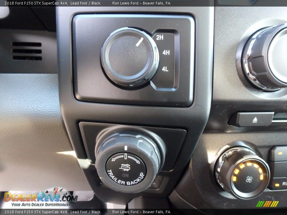 2018 Ford F150 STX SuperCab 4x4 Lead Foot / Black Photo #17