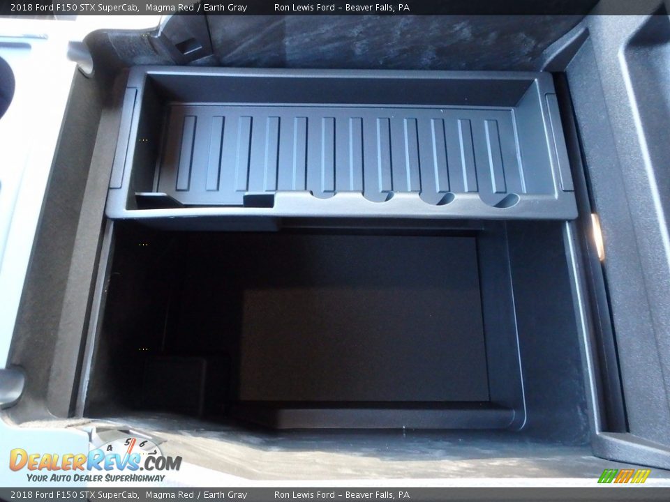 2018 Ford F150 STX SuperCab Magma Red / Earth Gray Photo #20