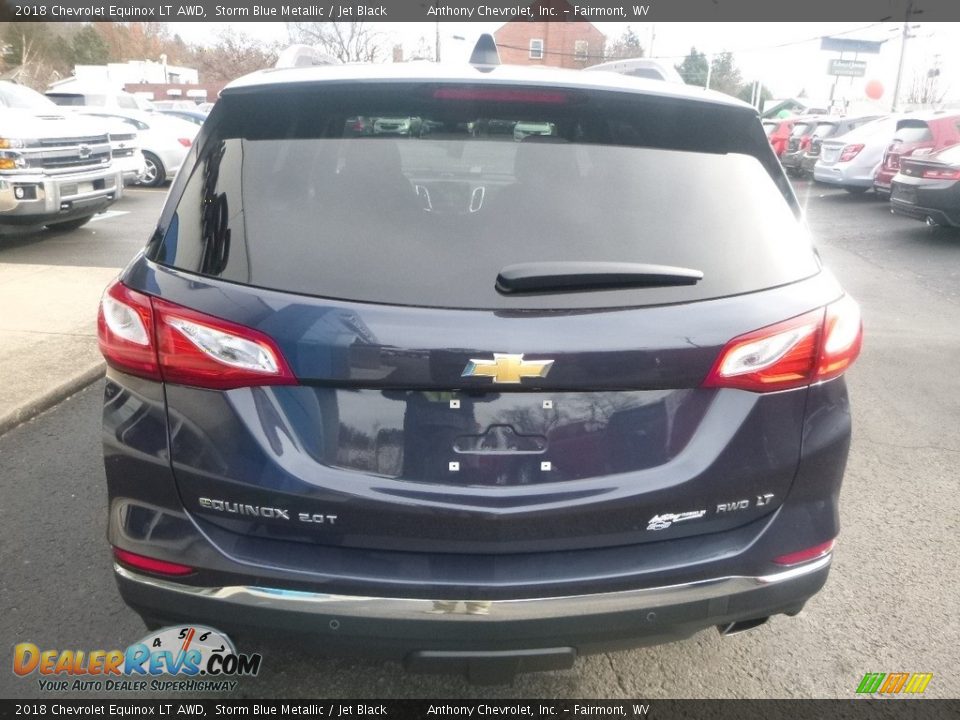 2018 Chevrolet Equinox LT AWD Storm Blue Metallic / Jet Black Photo #5