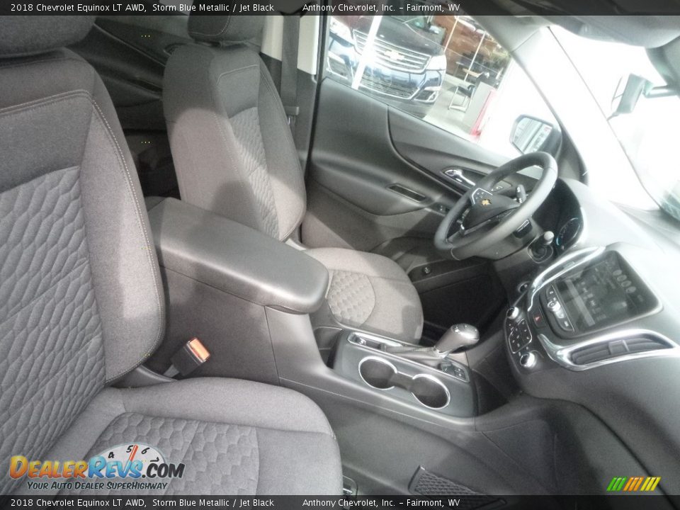 2018 Chevrolet Equinox LT AWD Storm Blue Metallic / Jet Black Photo #10