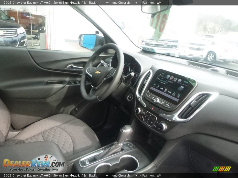 2018 Chevrolet Equinox LT AWD Storm Blue Metallic / Jet Black Photo #11