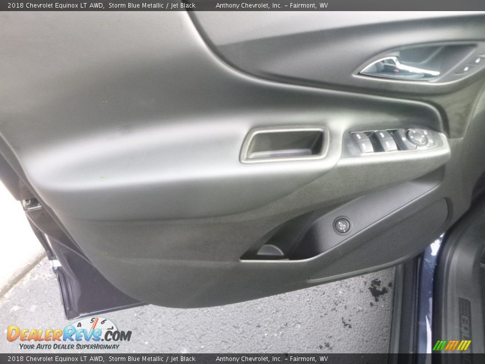 2018 Chevrolet Equinox LT AWD Storm Blue Metallic / Jet Black Photo #14