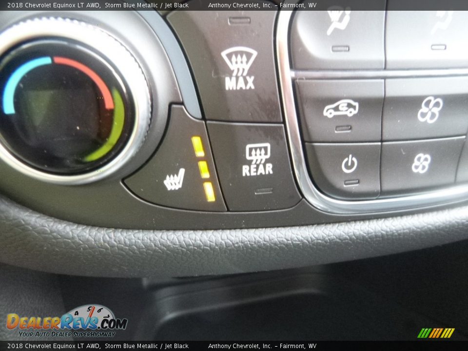 2018 Chevrolet Equinox LT AWD Storm Blue Metallic / Jet Black Photo #19