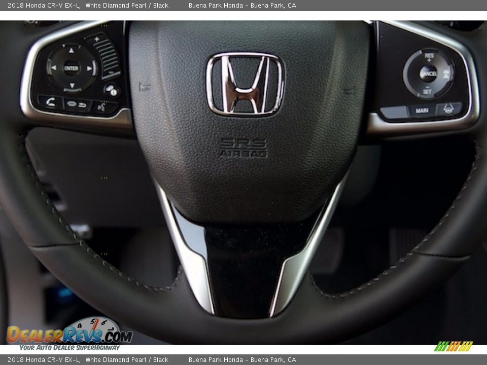 2018 Honda CR-V EX-L White Diamond Pearl / Black Photo #8