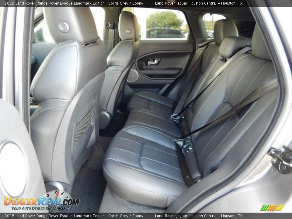 Rear Seat of 2018 Land Rover Range Rover Evoque Landmark Edition Photo #5
