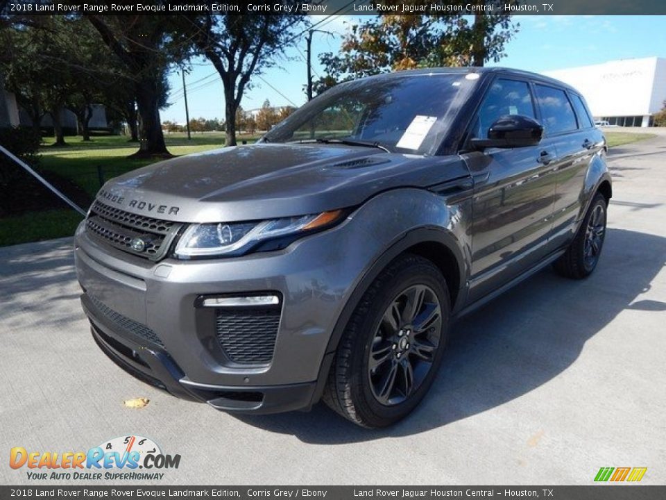 Front 3/4 View of 2018 Land Rover Range Rover Evoque Landmark Edition Photo #10