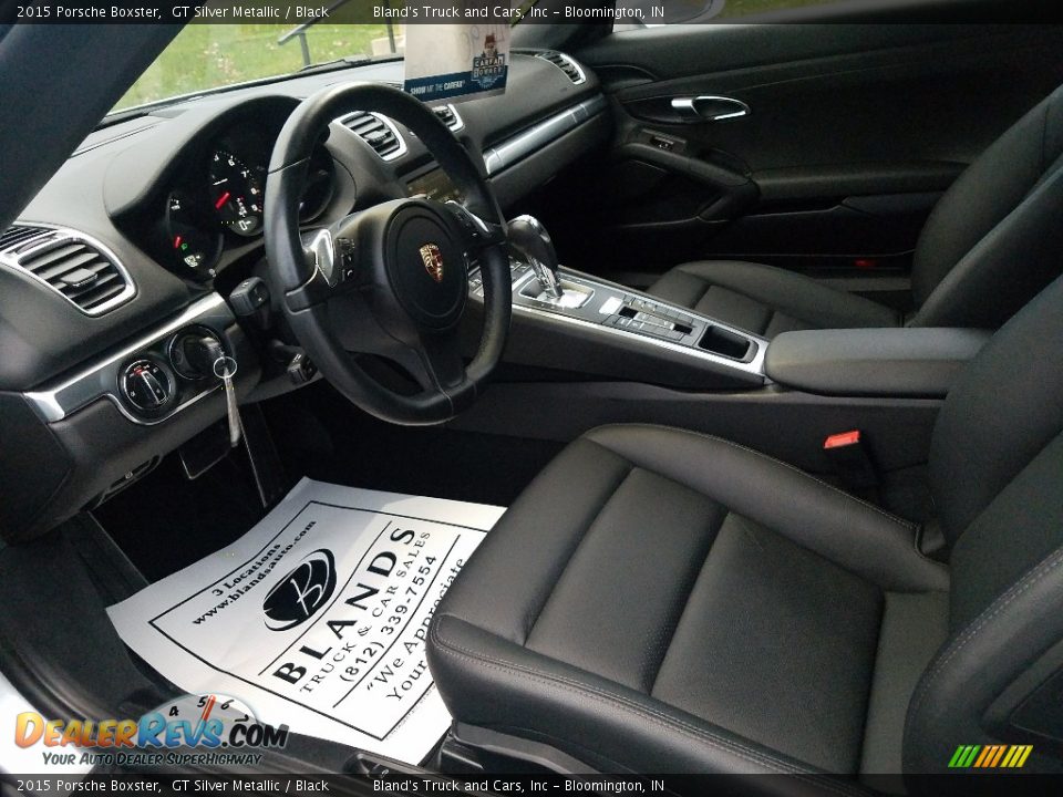 2015 Porsche Boxster GT Silver Metallic / Black Photo #15