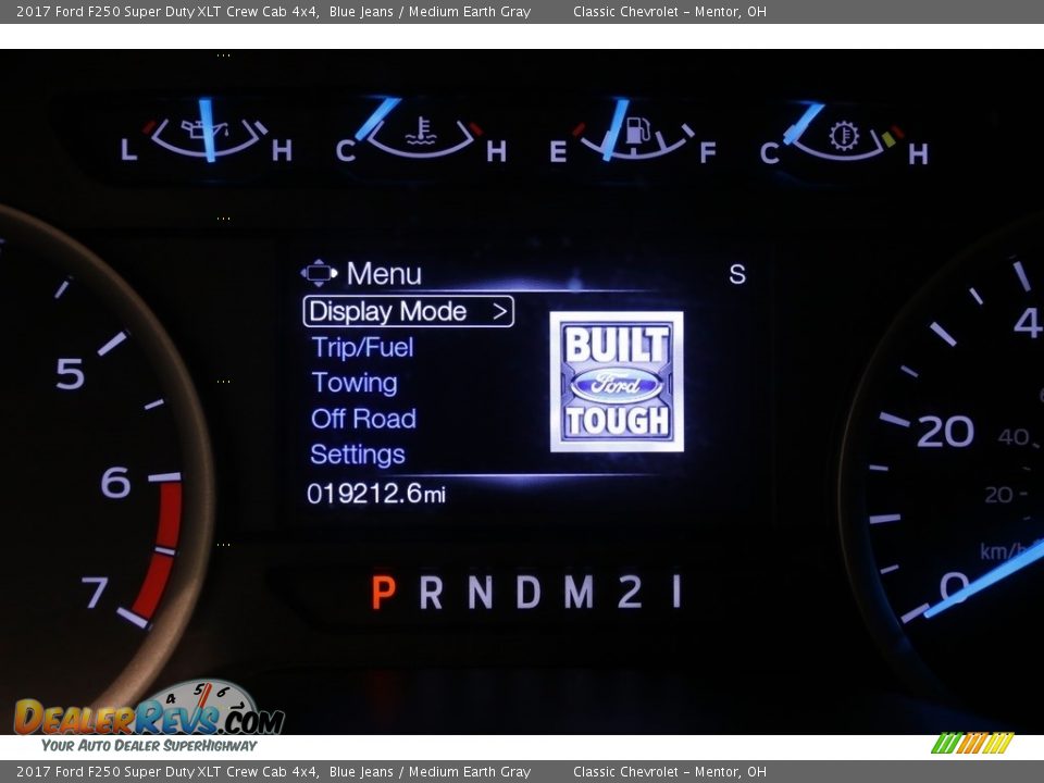 2017 Ford F250 Super Duty XLT Crew Cab 4x4 Blue Jeans / Medium Earth Gray Photo #8