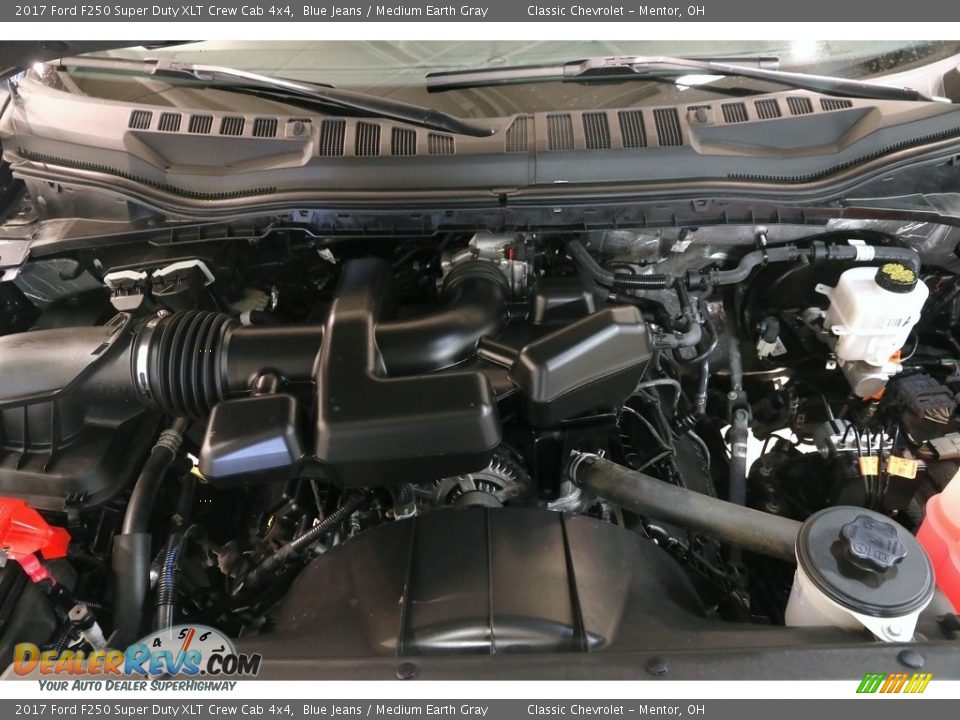 2017 Ford F250 Super Duty XLT Crew Cab 4x4 Blue Jeans / Medium Earth Gray Photo #18