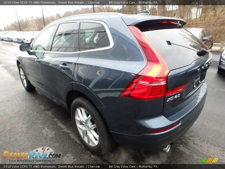 2018 Volvo XC60 T5 AWD Momentum Denim Blue Metallic / Charcoal Photo #4