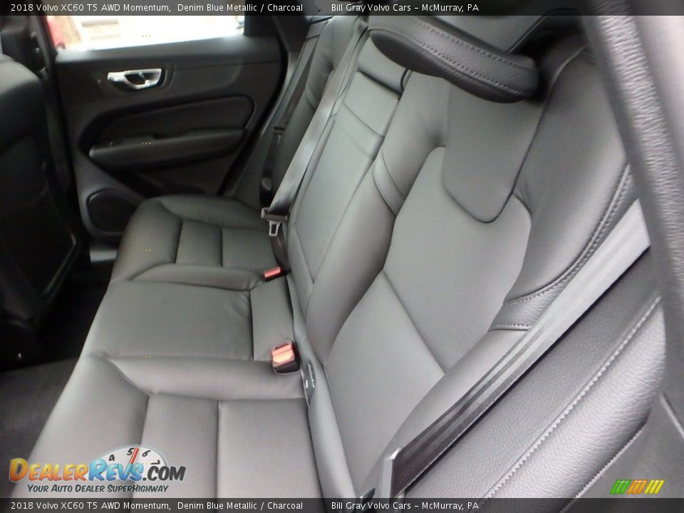 2018 Volvo XC60 T5 AWD Momentum Denim Blue Metallic / Charcoal Photo #8