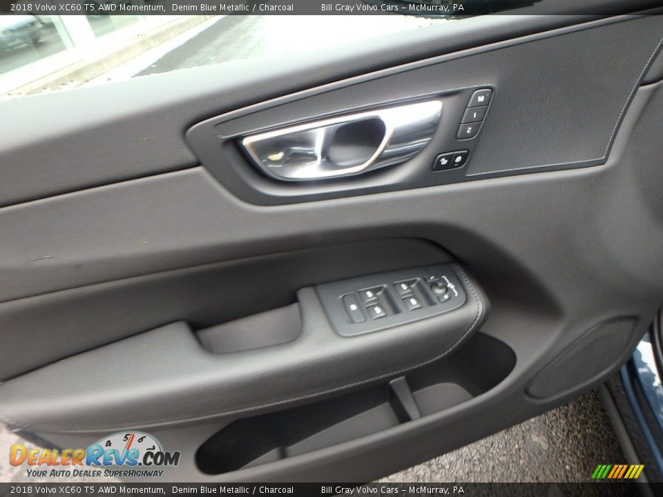 2018 Volvo XC60 T5 AWD Momentum Denim Blue Metallic / Charcoal Photo #10