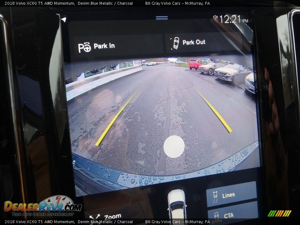 2018 Volvo XC60 T5 AWD Momentum Denim Blue Metallic / Charcoal Photo #15