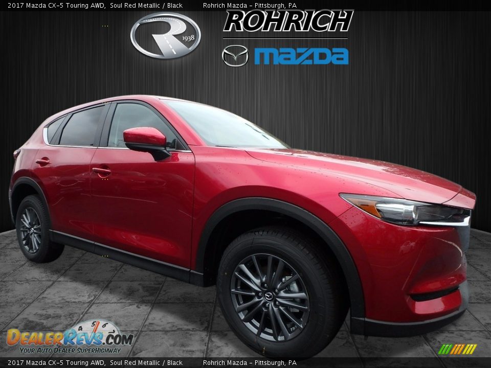 2017 Mazda CX-5 Touring AWD Soul Red Metallic / Black Photo #1