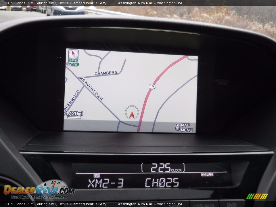 2015 Honda Pilot Touring 4WD White Diamond Pearl / Gray Photo #21