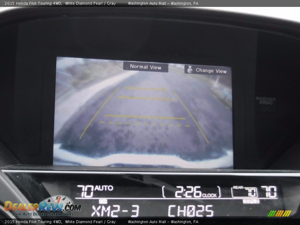 2015 Honda Pilot Touring 4WD White Diamond Pearl / Gray Photo #22