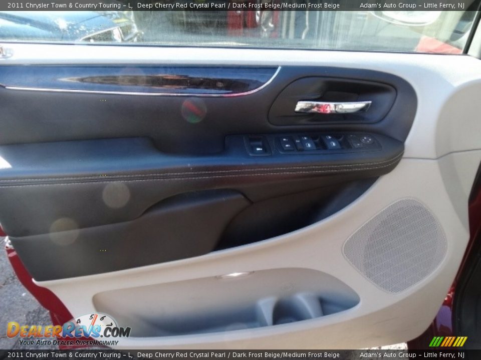 2011 Chrysler Town & Country Touring - L Deep Cherry Red Crystal Pearl / Dark Frost Beige/Medium Frost Beige Photo #11