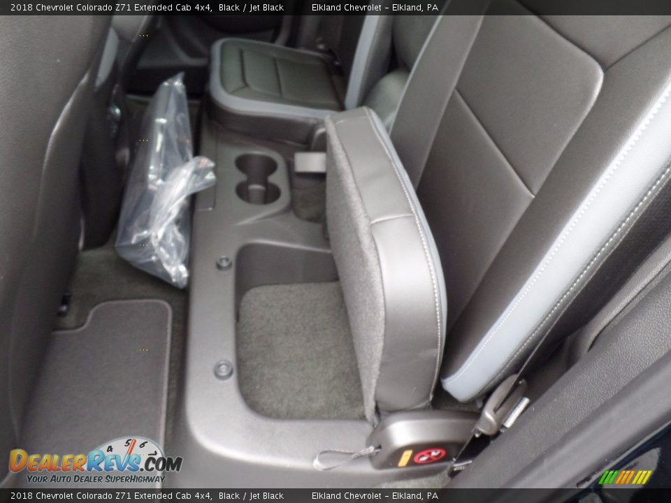 2018 Chevrolet Colorado Z71 Extended Cab 4x4 Black / Jet Black Photo #35