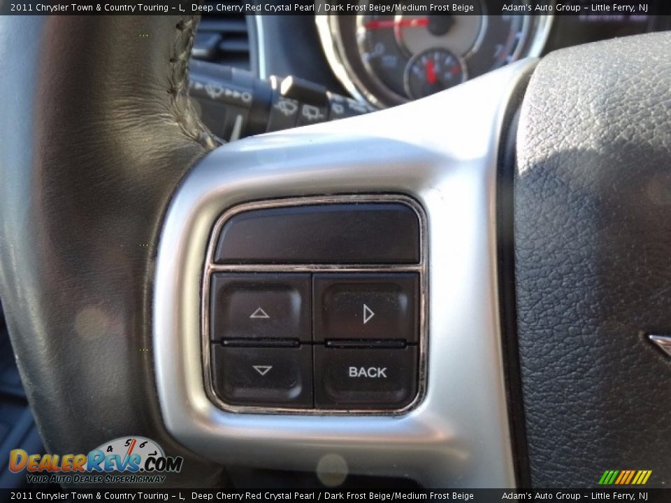 2011 Chrysler Town & Country Touring - L Deep Cherry Red Crystal Pearl / Dark Frost Beige/Medium Frost Beige Photo #20