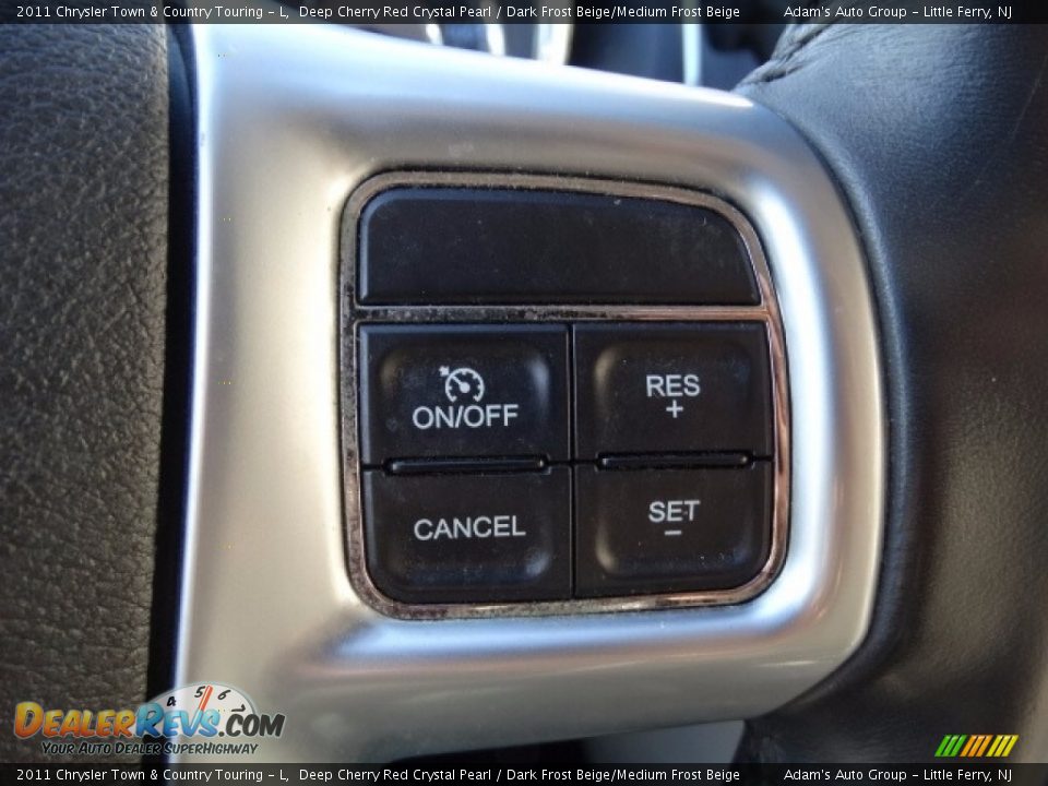 2011 Chrysler Town & Country Touring - L Deep Cherry Red Crystal Pearl / Dark Frost Beige/Medium Frost Beige Photo #21