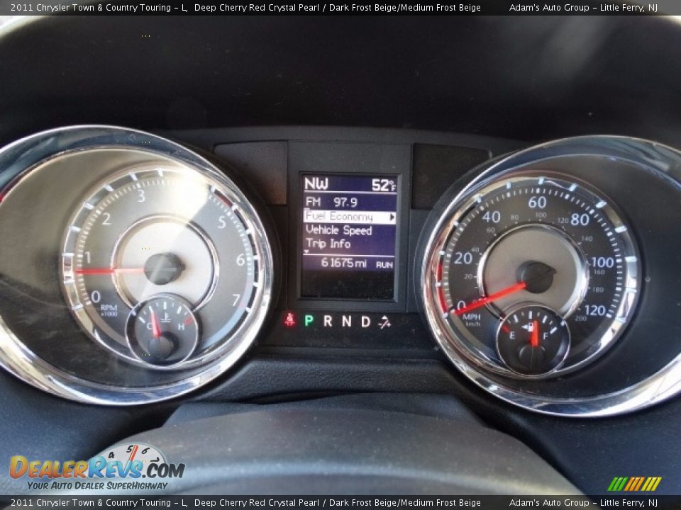 2011 Chrysler Town & Country Touring - L Deep Cherry Red Crystal Pearl / Dark Frost Beige/Medium Frost Beige Photo #22