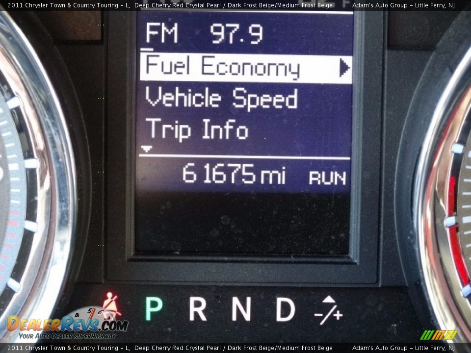 2011 Chrysler Town & Country Touring - L Deep Cherry Red Crystal Pearl / Dark Frost Beige/Medium Frost Beige Photo #23