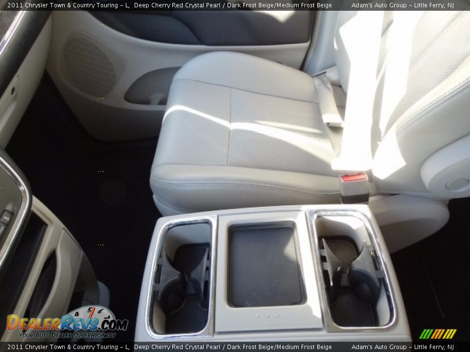 2011 Chrysler Town & Country Touring - L Deep Cherry Red Crystal Pearl / Dark Frost Beige/Medium Frost Beige Photo #24