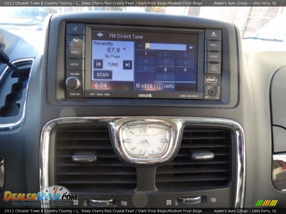 2011 Chrysler Town & Country Touring - L Deep Cherry Red Crystal Pearl / Dark Frost Beige/Medium Frost Beige Photo #28