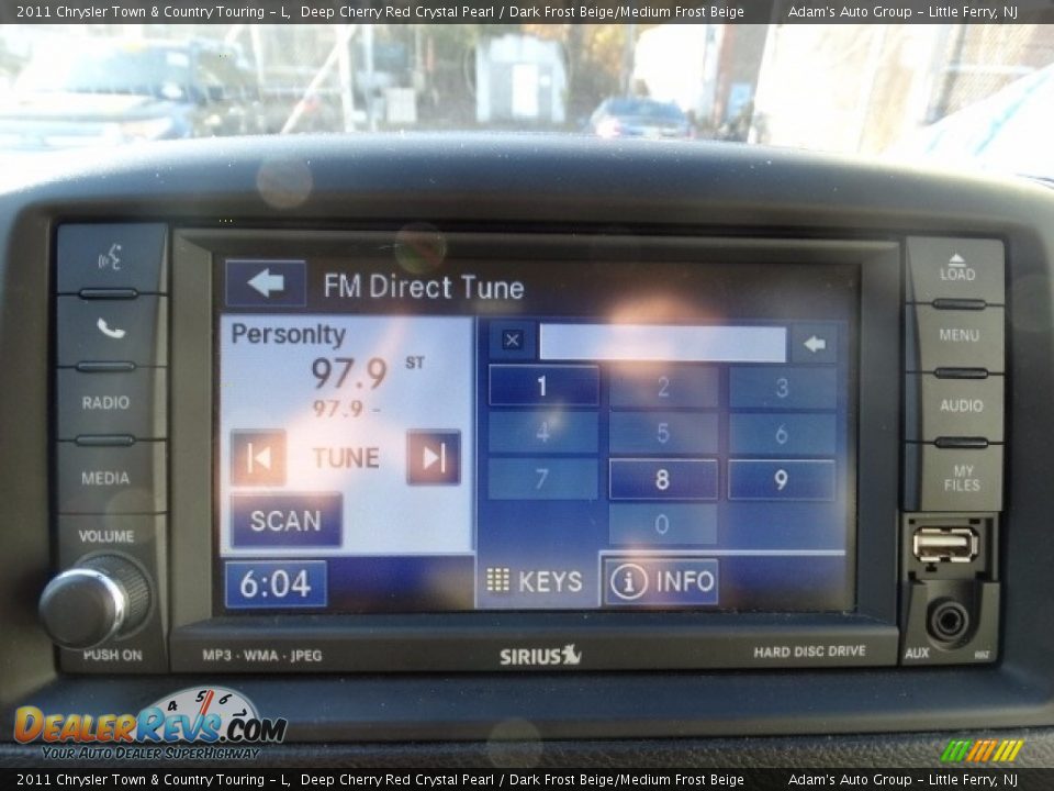 2011 Chrysler Town & Country Touring - L Deep Cherry Red Crystal Pearl / Dark Frost Beige/Medium Frost Beige Photo #29