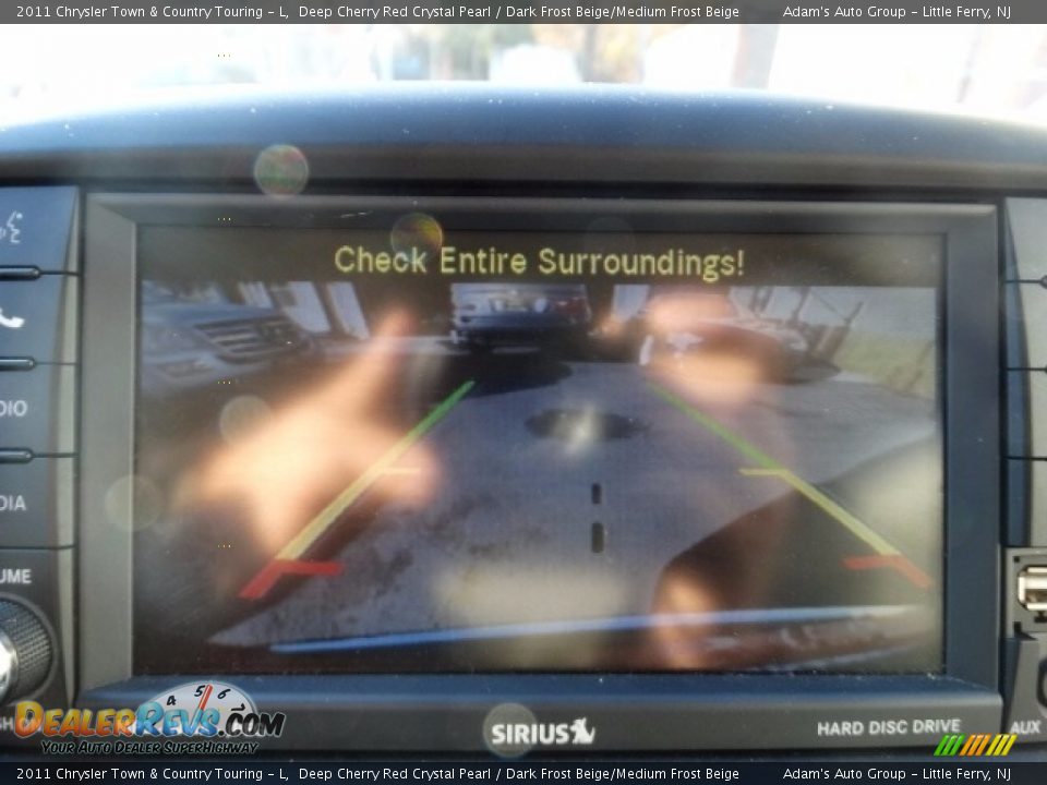 2011 Chrysler Town & Country Touring - L Deep Cherry Red Crystal Pearl / Dark Frost Beige/Medium Frost Beige Photo #30