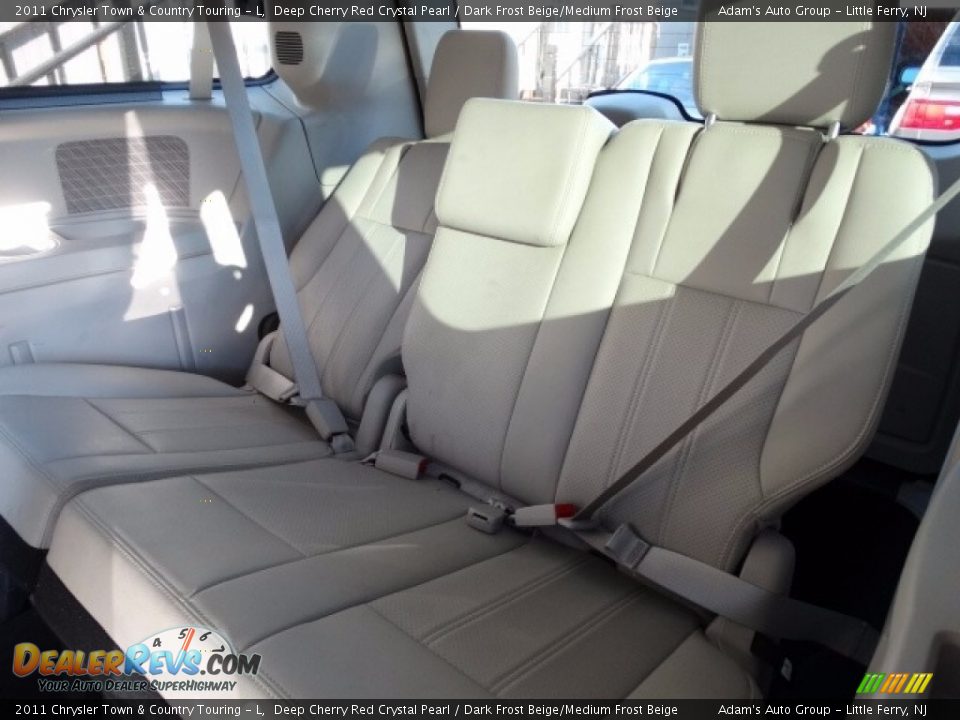2011 Chrysler Town & Country Touring - L Deep Cherry Red Crystal Pearl / Dark Frost Beige/Medium Frost Beige Photo #35