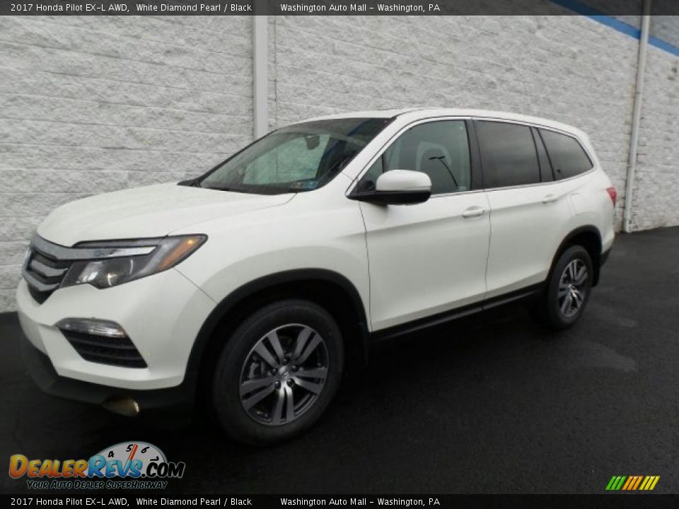 2017 Honda Pilot EX-L AWD White Diamond Pearl / Black Photo #5