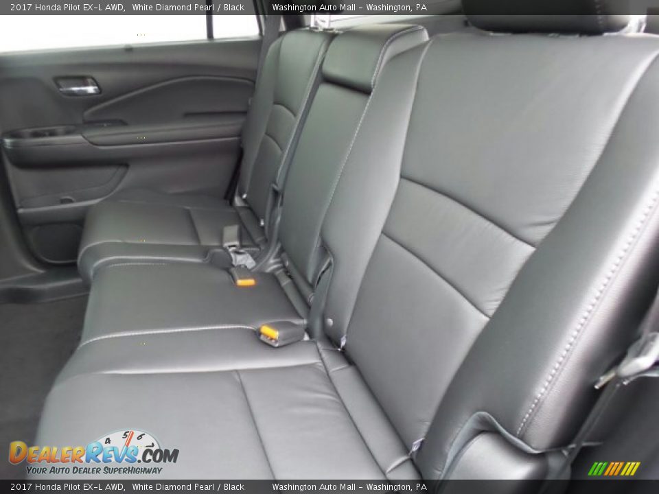2017 Honda Pilot EX-L AWD White Diamond Pearl / Black Photo #11