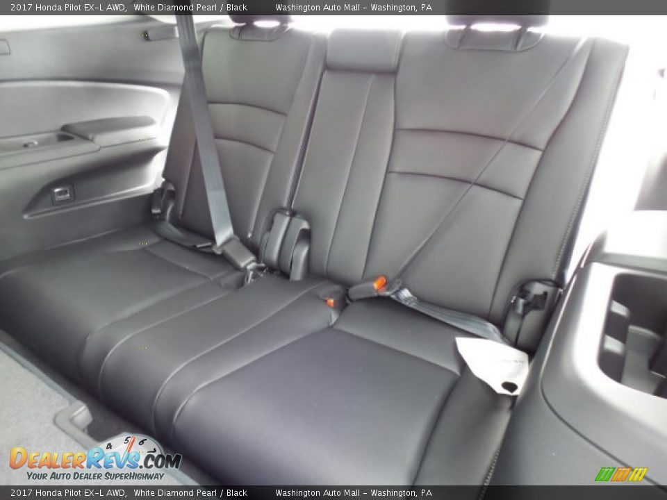 2017 Honda Pilot EX-L AWD White Diamond Pearl / Black Photo #14