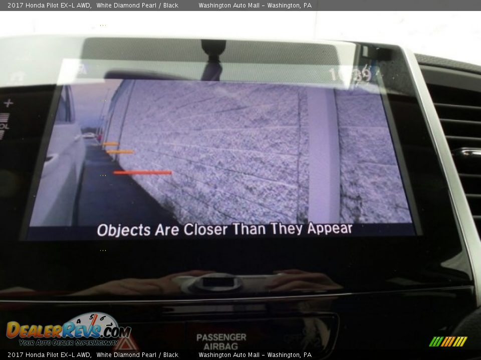2017 Honda Pilot EX-L AWD White Diamond Pearl / Black Photo #31