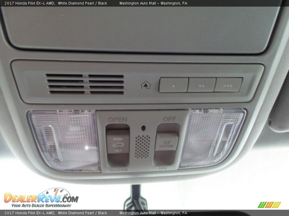 2017 Honda Pilot EX-L AWD White Diamond Pearl / Black Photo #32