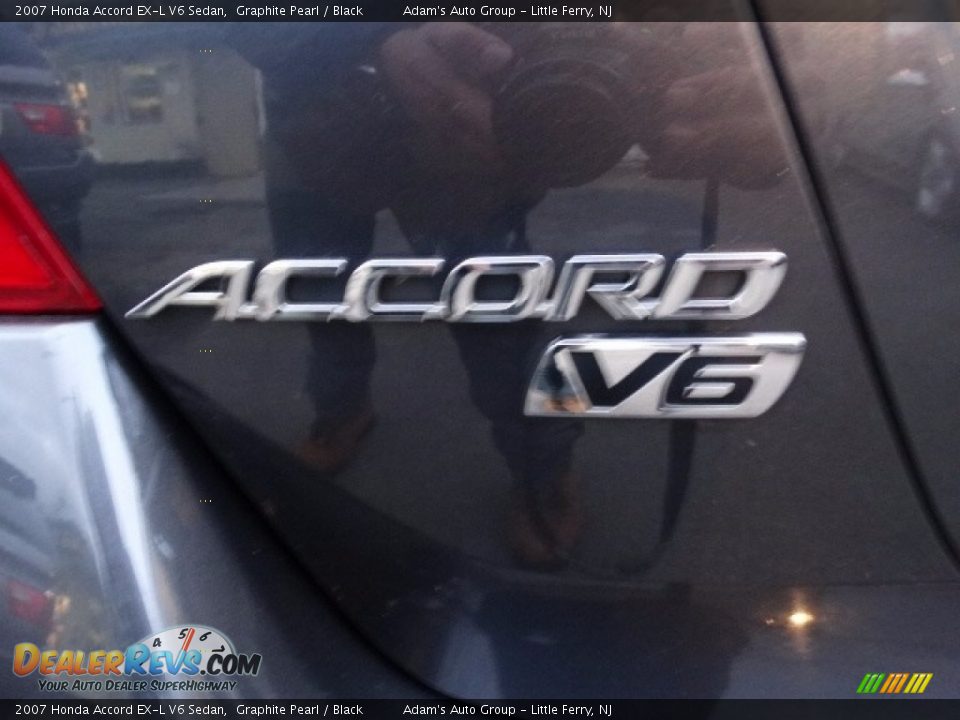 2007 Honda Accord EX-L V6 Sedan Graphite Pearl / Black Photo #7