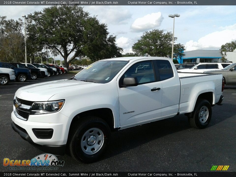 2018 Chevrolet Colorado WT Extended Cab Summit White / Jet Black/Dark Ash Photo #1