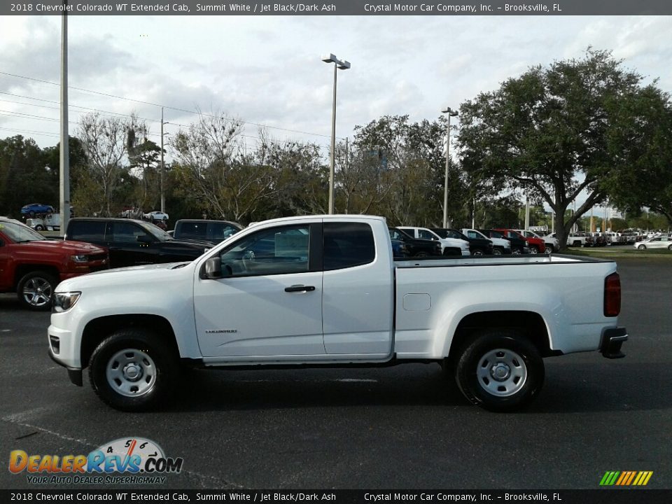 2018 Chevrolet Colorado WT Extended Cab Summit White / Jet Black/Dark Ash Photo #2