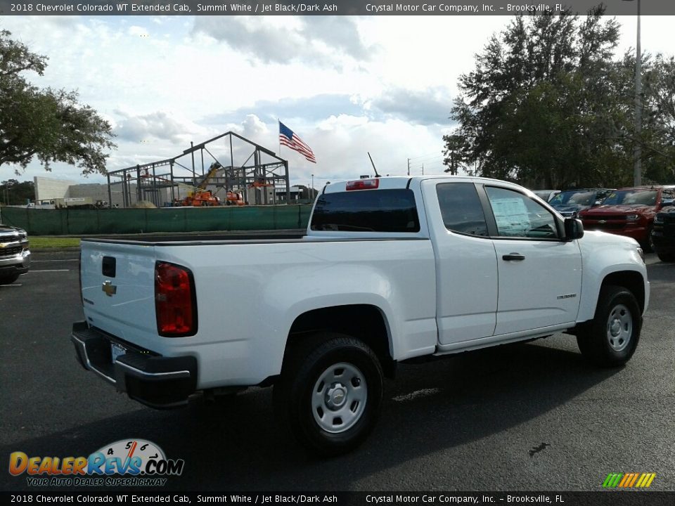 2018 Chevrolet Colorado WT Extended Cab Summit White / Jet Black/Dark Ash Photo #5