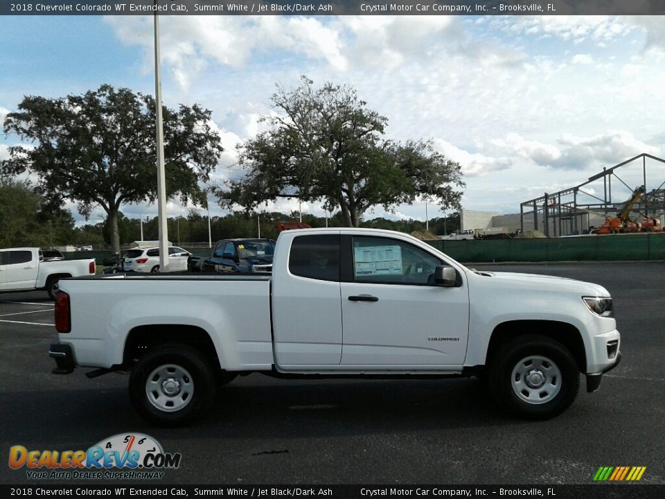 2018 Chevrolet Colorado WT Extended Cab Summit White / Jet Black/Dark Ash Photo #6