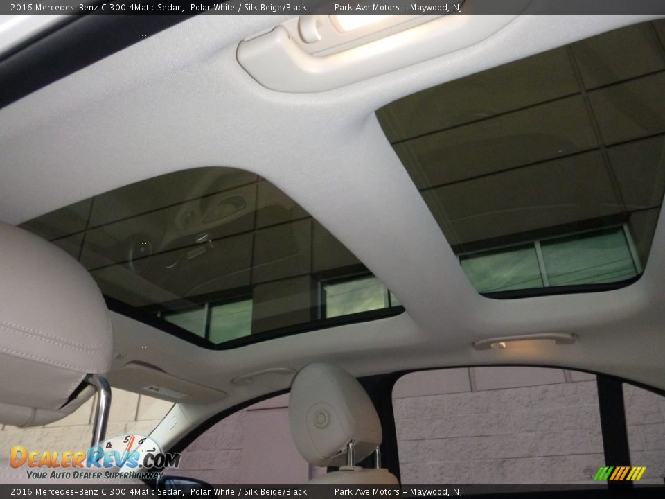 2016 Mercedes-Benz C 300 4Matic Sedan Polar White / Silk Beige/Black Photo #26